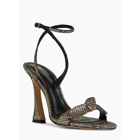 Alexandre Birman Maxxi Plexi 100MM Glitter Mesh Sandals Size 38 $895